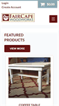 Mobile Screenshot of faircapewoodworks.com